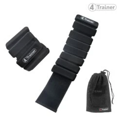 Bandes Lestées Silicone - Noir - 2 X 0,5kg - 4TRAINER -Cress Sport Boutique bandes lestees silicone noir 2 x 05kg 4trainer 4