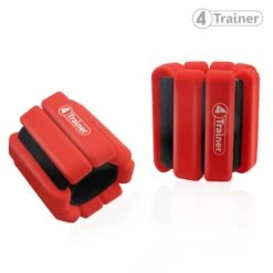 Bandes Lestées Silicone - Rouge - 2 X 1kg - 4TRAINER -Cress Sport Boutique bandes lestees silicone rouge 2 x 1kg 4trainer 2