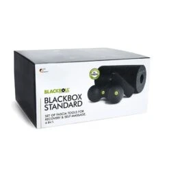 BLACKROLL® BLACKBOX : Pack Rouleau Et Balles De Massage -Cress Sport Boutique blackroll blackbox pack rouleau et balles de massage 2