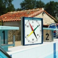 Chronomètre Piscine 4 Aiguilles - 62,5cm X 62,5cm - IHM -Cress Sport Boutique chronometre piscine 4 aiguilles 62cm 3