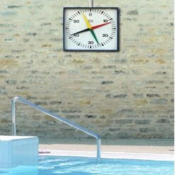 Chronomètre Piscine 4 Aiguilles - 62,5cm X 62,5cm - IHM -Cress Sport Boutique chronometre piscine 4 aiguilles 62cm 4