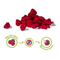 FRAMBOISE CRUNCHY FRUIT BIO - 100% Framboises Biologiques Lyophilisées -Cress Sport Boutique framboise crunchy fruit bio 100 framboises biologiques lyophilisees 2