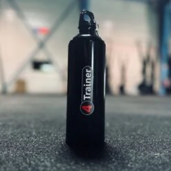 GOURDE ALU 0,75L - Bouchon à Vis Et Mousqueton - 4TRAINER -Cress Sport Boutique gourde alu 075l bouchon a vis et mousqueton 4trainer 3