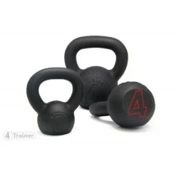 Kettlebell BLACK IRON FULL SET 4Trainer -Cress Sport Boutique kettlebell black iron full set 4trainer 3