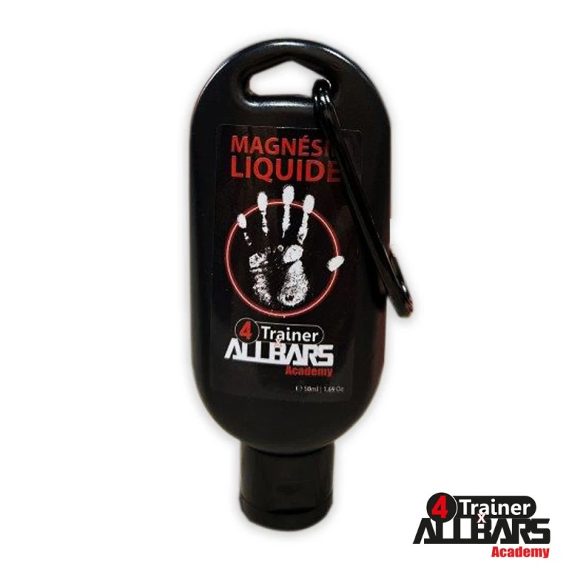 MAGNÉSIE LIQUIDE - Tube 50 Ml Avec Mousqueton - 4TRAINER X ALLBARS 1 MAGNÉSIE LIQUIDE - Tube 50 Ml Avec Mousqueton - 4TRAINER X ALLBARS