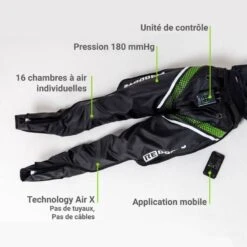 REBOOTS GO X - Pressotherapie Réglable Bluetooth® Et Sans Tuyaux -Cress Sport Boutique reboots go x pressotherapie reglable bluetooth et sans tuyaux 2
