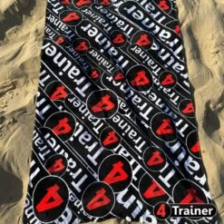 Serviette PLAGE - Monogramme 4TRAINER - 150cm X 70cm - 100% Coton - 4TRAINER 11 Serviette PLAGE - Monogramme 4TRAINER - 150cm X 70cm - 100% Coton - 4TRAINER -Cress Sport Boutique serviette plage monogramme 4trainer 150cm x 70cm 100 coton 4trainer 4